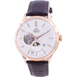 Orient Sun & Moon Phase Open Heart Dial Automatic RA-AS0102S10B RA-AS0102S30B Men's Watch