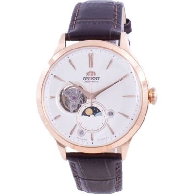 Orient Sun & Moon Phase Open Heart Dial Automatic Ra-as0102s10b Ra-as0102s30b Men's Watch