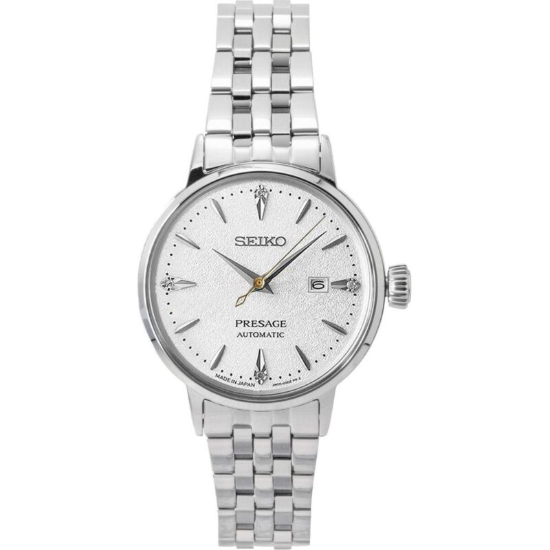Seiko Presage Cocktail Diamond Accents Stainless Steel Silver Dial Automatic SRE017J1 Women's Watch Seiko Presage Cocktail Diamond Accents Stainless Steel Silver Dial Automatic SRE017J1 Women's Watch