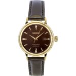 Seiko Presage Cocktail Diamond Accents Leather Strap Automatic SRE020J1 Women's Watch