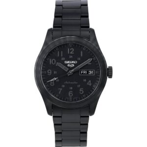 Seiko 5 Sports Stealth Black Dial Automatic SRPJ09 SRPJ09K1 SRPJ09K 100M Men's Watch