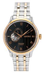 Seiko Presage Japanese Garden Two Tone Stainless Steel Brown Dial Automatic SSA466J1 Men's Watch