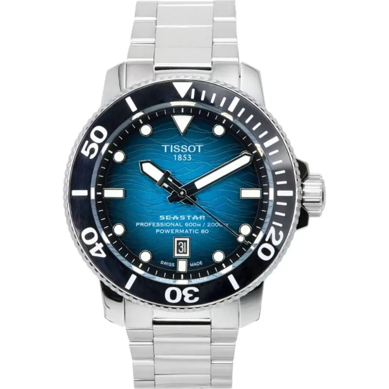 Tissot Seastar 2000 Professional Powermatic 80 Diver's T120.607.11.041.00 T1206071104100 600M Men's Watch