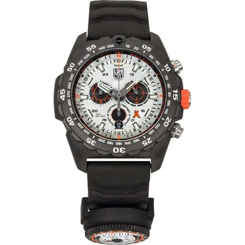 Luminox Bear Grylls Survival Master Rubber Strap Silver Dial Quartz Diver's XB.3748 300M Men's Watch