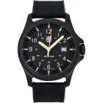 Luminox Atacama Field Rubber Strap Black Dial Quartz Xl.1970.set 100m Men's Watch With Extra Strap