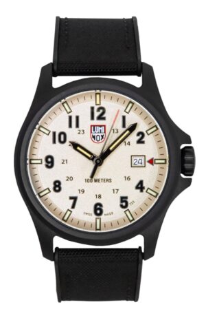 Luminox Atacama Field Black Rubber Strap Grey Dial Quartz XL.1971.SET 100M Men's Watch With Extra Strap