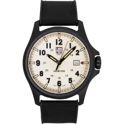 Luminox Atacama Field Black Rubber Strap Grey Dial Quartz XL.1971.SET 100M Men's Watch With Extra Strap