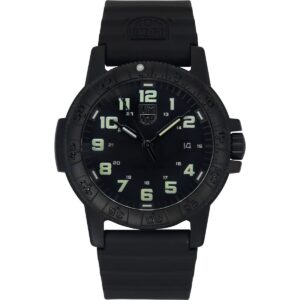Luminox Leatherback Sea Turtle Giant PU Strap Black Dial Quartz XS.0330 100M Men's Watch