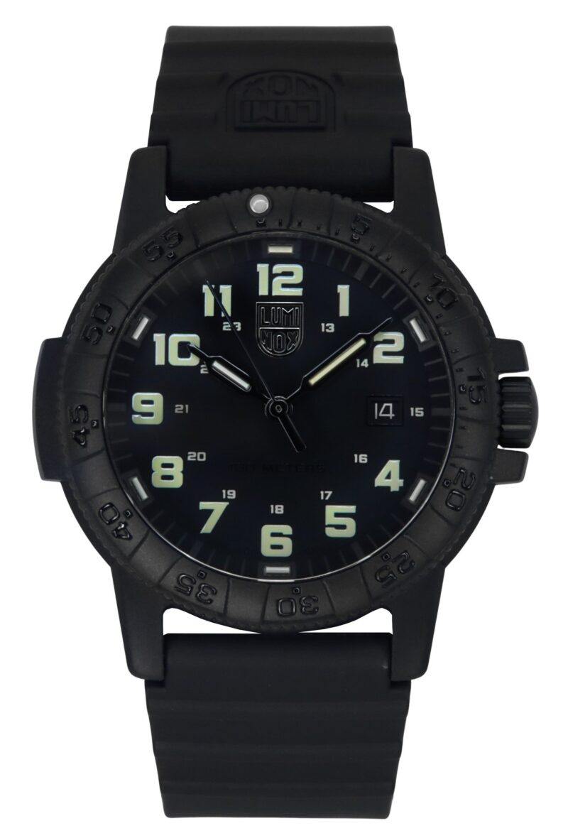 Luminox Leatherback Sea Turtle Giant PU Strap Black Dial Quartz XS.0330 100M Men's Watch