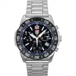 Luminox Pacific Diver Chronograph Stainless Steel Black Dial Quartz XS.3143.M 200M Men's Watch