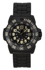 Luminox Navy SEAL 3500 Military Stainless Steel Black Dial Quartz Diver's XS.3510 200M Men's Watch
