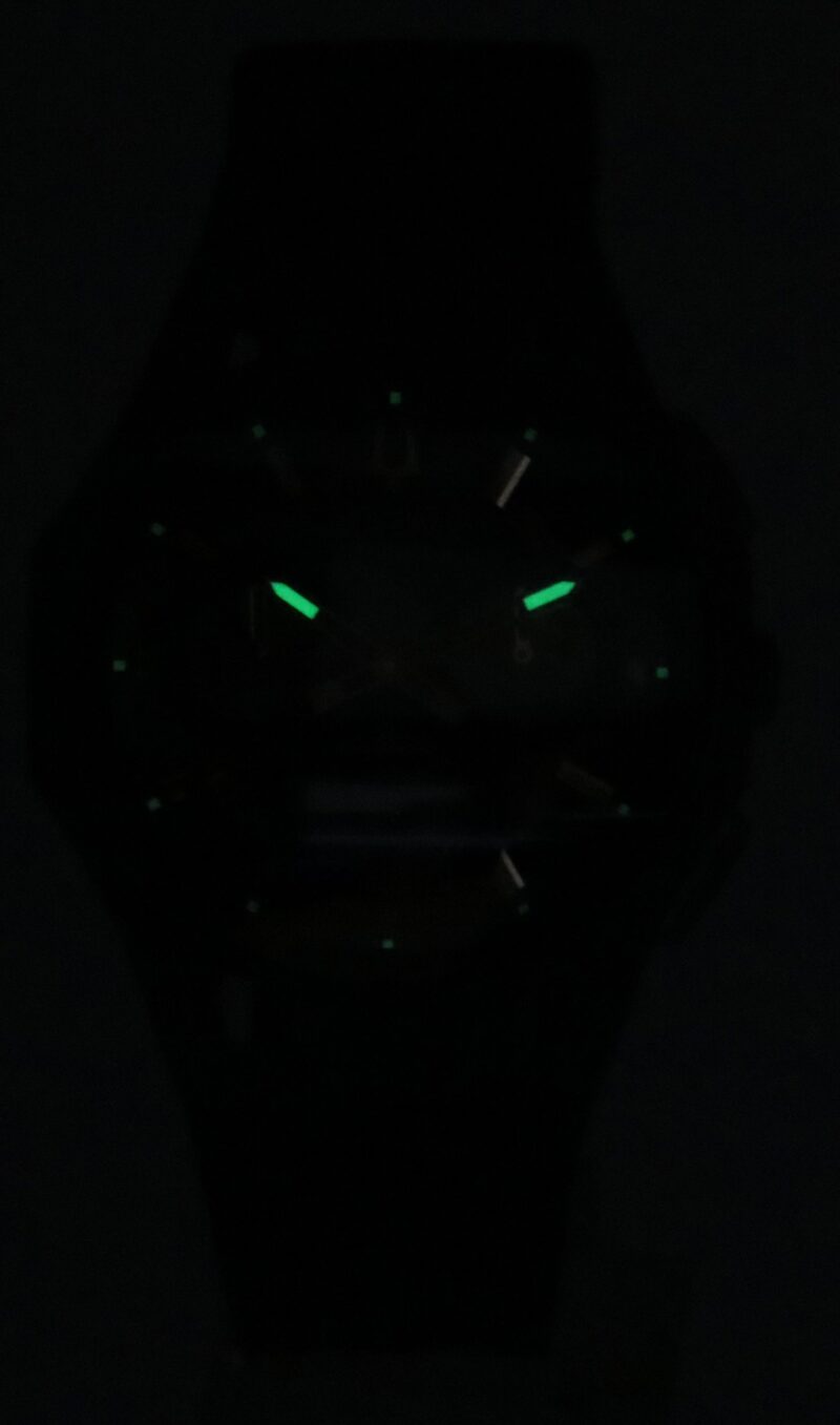 Bulova Curv Chronograph Rubber Strap Grey Dial Quartz 98A162 Men's Watch