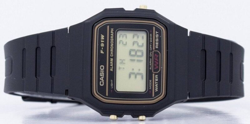 Casio Alarm Chronograph Digital F-91WG-9S F91WG-9S Men's Watch