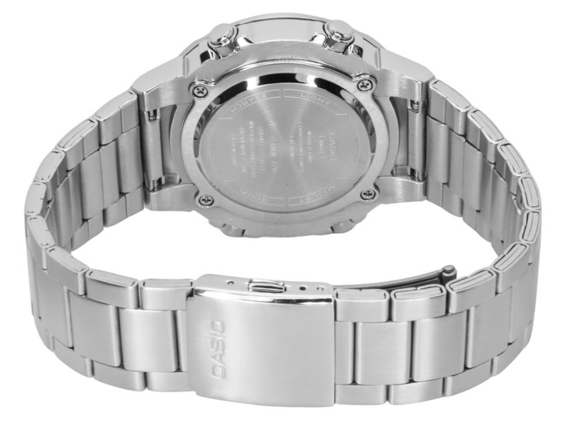 Casio Analog Digital Combination Stainless Steel Green Dial Quartz AMW-870DA-3AV Men's Watch