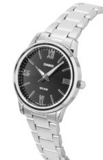 Casio Analog Stainless Steel Black Dial Quartz LTP-1303DD-1AV Women's Watch