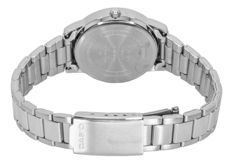 Casio Analog Stainless Steel Black Dial Quartz LTP-1303DD-1AV Women's Watch