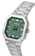 Casio Analog Stainless Steel Green Dial Quartz MTP-B195D-3AV Men's Watch