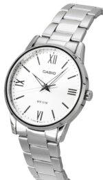 Casio Analog Stainless Steel Silver Dial Quartz MTP-1303DD-7AV Men's Watch