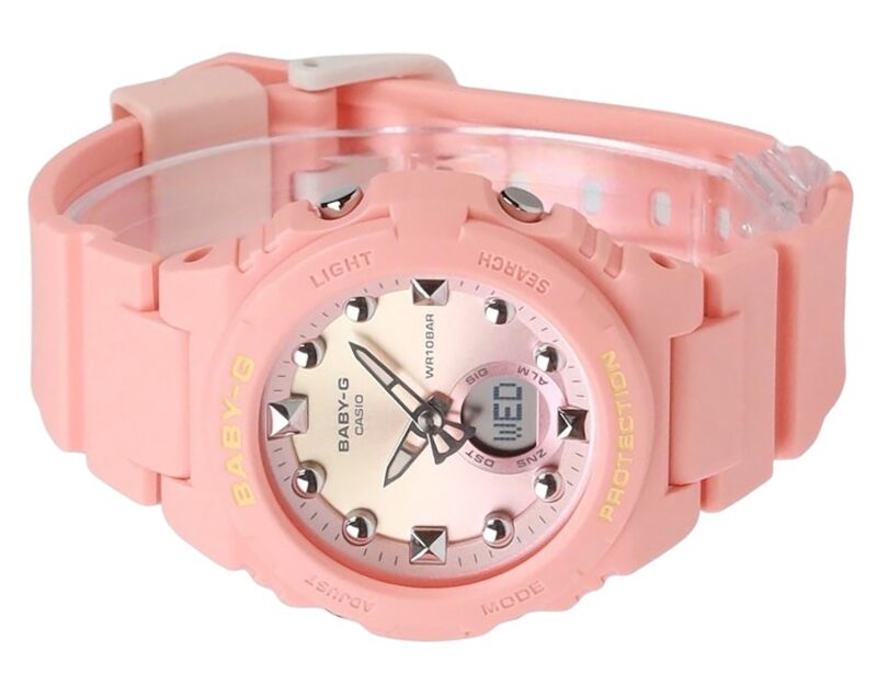Casio Baby-G Analog Digital Resin Strap Pink Dial Quartz BGA-320-4A1 100M Women's Watch