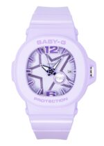 Casio Baby-G Analog Resin Strap Purple Dial Quartz BGA-10D-6A 100M Women's Watch