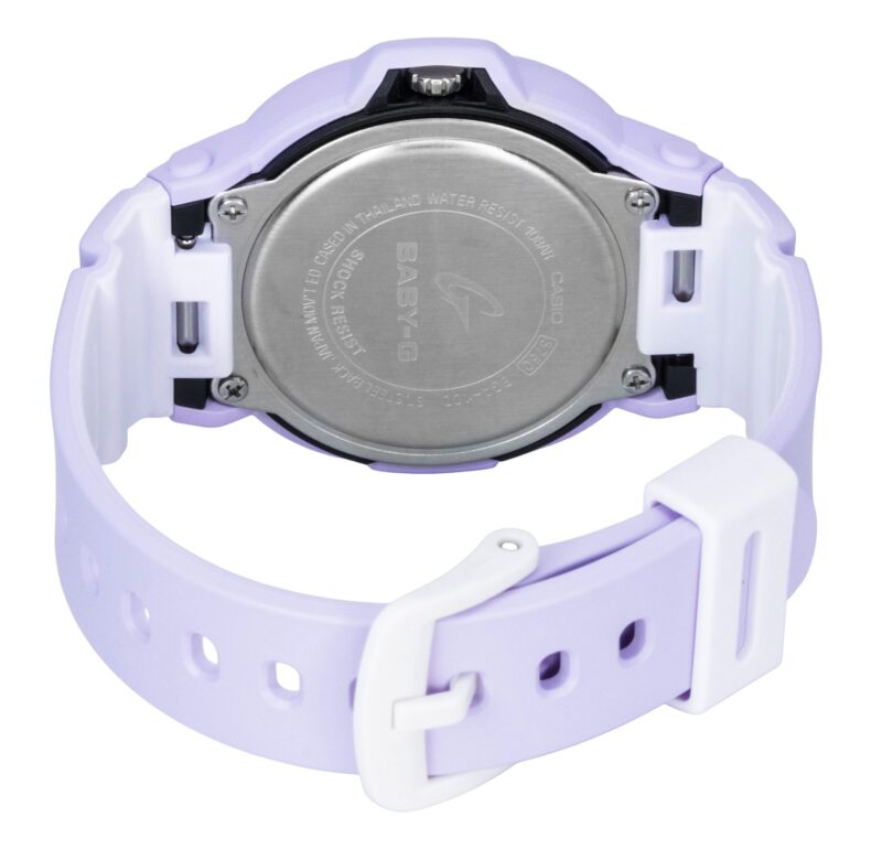Casio Baby-G Analog Resin Strap Purple Dial Quartz BGA-10D-6A 100M Women's Watch