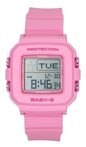 Casio Baby-G Digital Pink Resin Strap Quartz BGD-10KH-4 100M Women's Watch