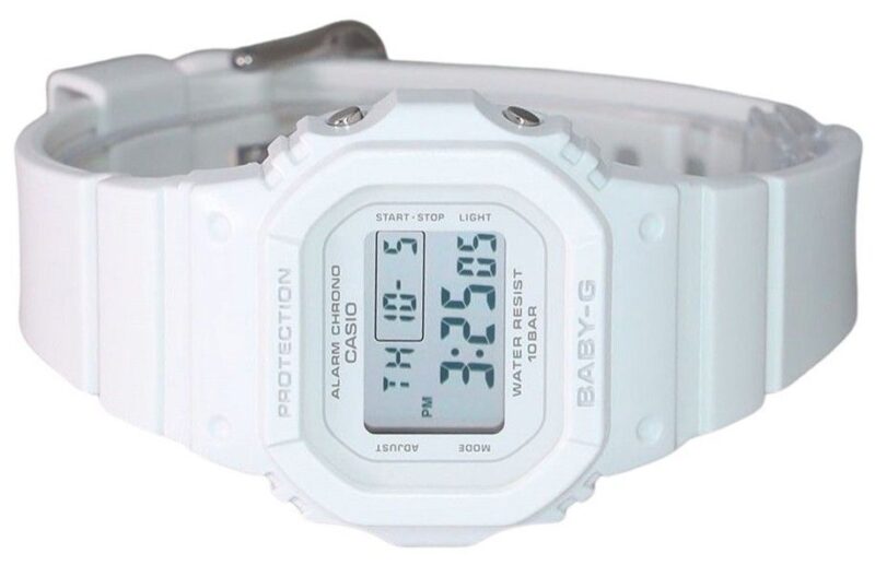 Casio Baby-G Digital White Resin Strap Quartz BGD-565U-7 100M Women's Watch