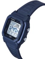 Casio Digital Resin Strap Light Blue Quartz W-800H-2AV 100M Men's Watch