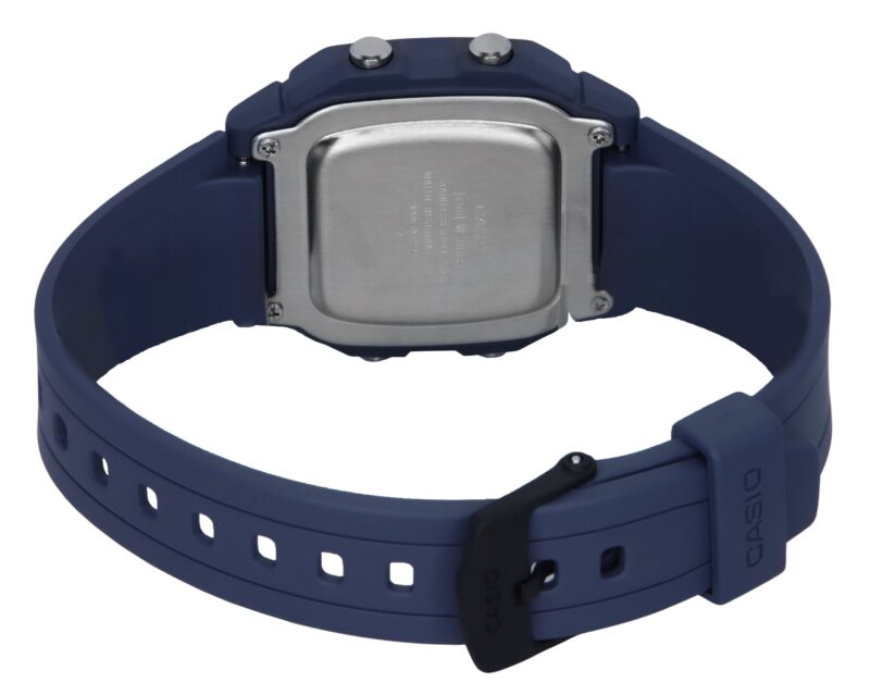 Casio Digital Resin Strap Light Blue Quartz W-800H-2AV 100M Men's Watch