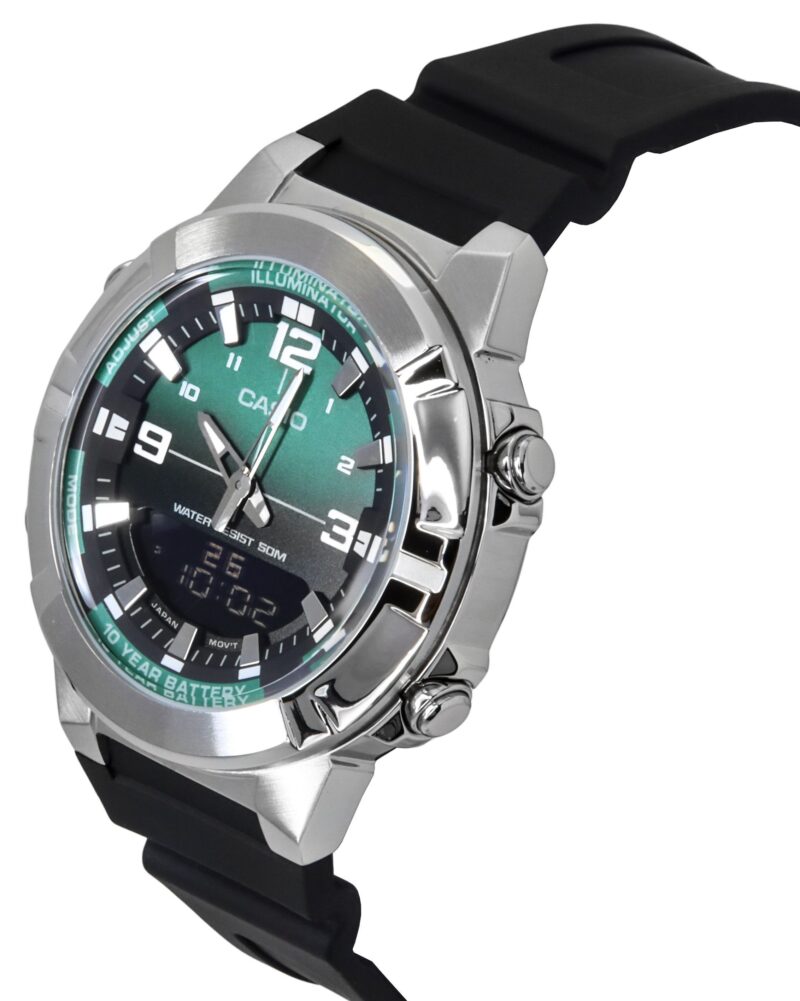 Casio Digital Resin Strap Quartz AE-1600H-5AV 100M Men's Watch