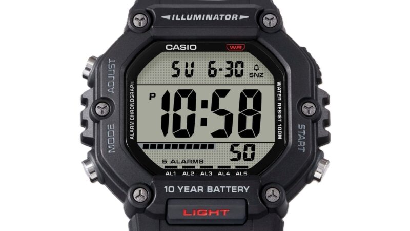 Casio Digital Resin Strap Quartz AE-1600H-8BV 100M Men's Watch