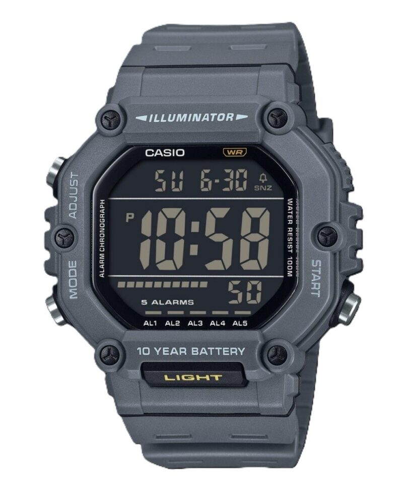 Casio Digital Resin Strap Quartz AE-1600H-8BV 100M Men's Watch