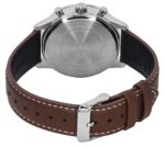 Casio Edifice Analog Chronograph Leather Strap Cream Dial Quartz EFR-575L-7A 100M Men's Watch