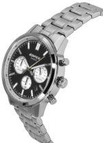 Casio Edifice Analog Chronograph Stainless Steel Black Dial Quartz EFR-575D-1A 100M Men's Watch