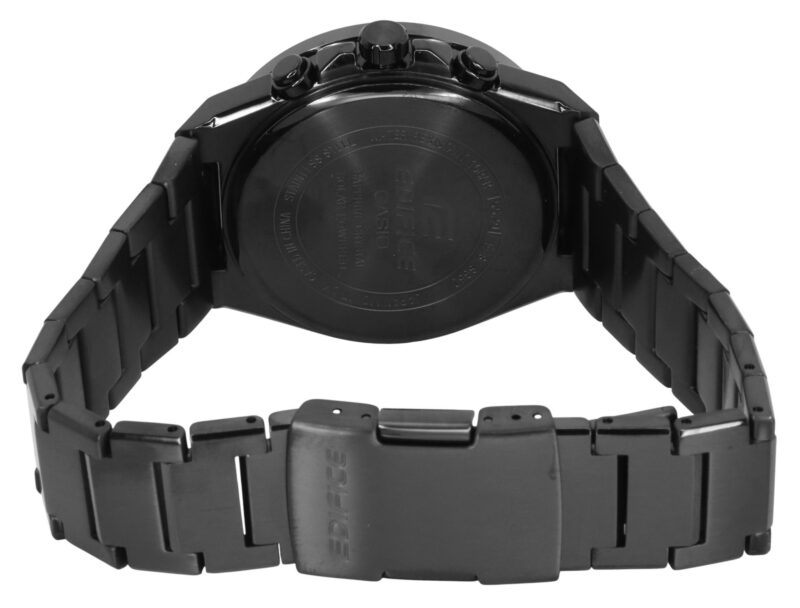 Casio Edifice Analog Chronograph Stainless Steel Black Dial Solar EFS-S650DC-1A 100M Men's Watch