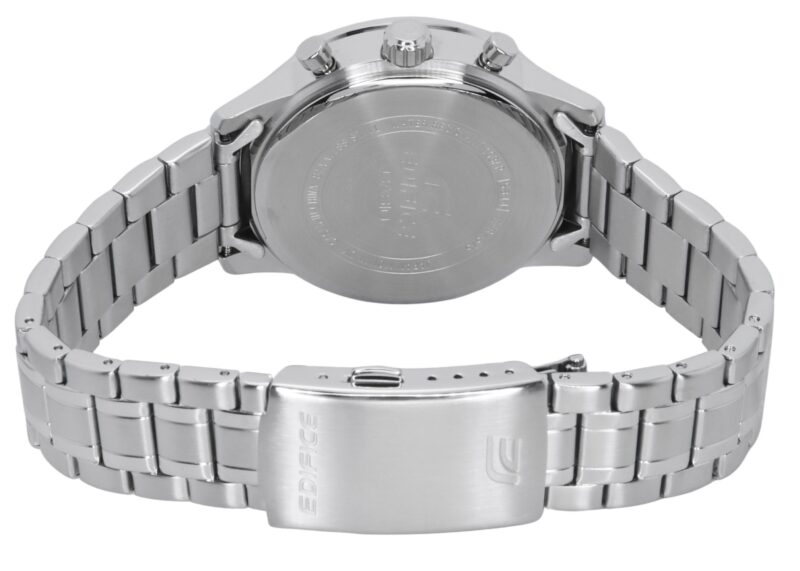 Casio Edifice Analog Chronograph Stainless Steel Blue Dial Quartz EFR-575D-2A 100M Men's Watch