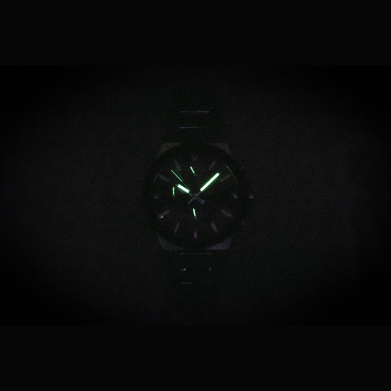 Casio Edifice Analog Chronograph Stainless Steel Green Dial Solar EFS-S650D-3A 100M Men's Watch