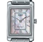 Casio Edifice Analog Chronograph Stainless Steel Silver Dial Quartz EFB-730D-7AV 100M Men's Watch