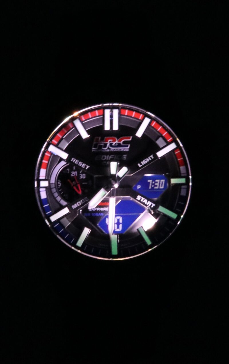 Casio Edifice Analog Digital Honda Racing Collaboration Smartphone Link Black Dial Solar ECB-2000HR-1A 100M Men's Watch