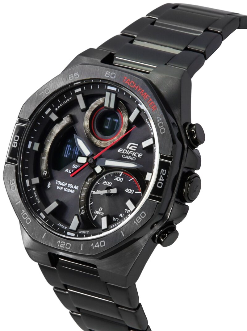 Casio Edifice Analog Digital Mobile Link Black Dial Tough Solar ECB-950DC-1A 100M Men's Watch