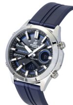 Casio Edifice Analog Digital Resin Strap Black Dial Quartz EFV-C120P-1A2 100M Men's Watch