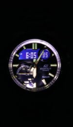 Casio Edifice Analog Digital Smartphone Link Stainless Steel Black Dial Quartz ECB-10DB-1A9 100M Men's Watch