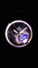 Casio Edifice Analog Digital Smartphone Link Stainless Steel Grey Dial Quartz ECB-S10D-8A 100M Men's Watch