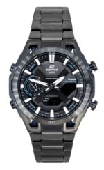 Casio Edifice Analog Digital Stainless Steel Black Dial Solar ECB-2300DC-1A 100M Men's Watch