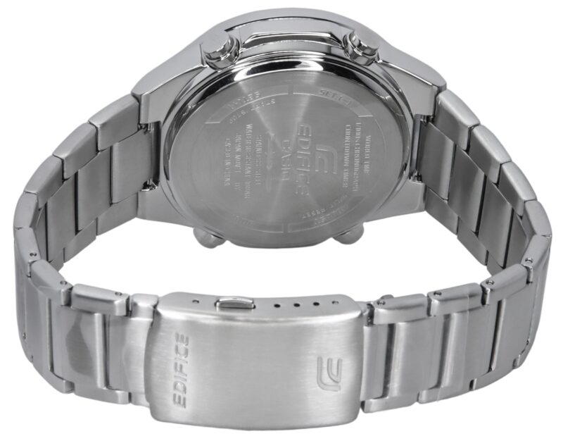 Casio Edifice Analog Digital Stainless Steel Blue Dial Quartz EFV-C110D-2B 100M Men's Watch