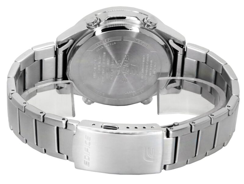 Casio Edifice Analog Digital Stainless Steel Blue Dial Quartz EFV-C120D-2A 100M Men's Watch