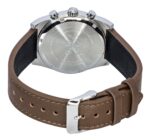 Casio Edifice Analog Standard Chronograph Leather Strap Ivory Dial Quartz EFB-730L-7AV 100M Men's Watch