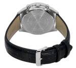 Casio Edifice Analog Standard Chronograph Leather Strap Salmon Dial Quartz EFV-610EL-5A 100M Men's Watch