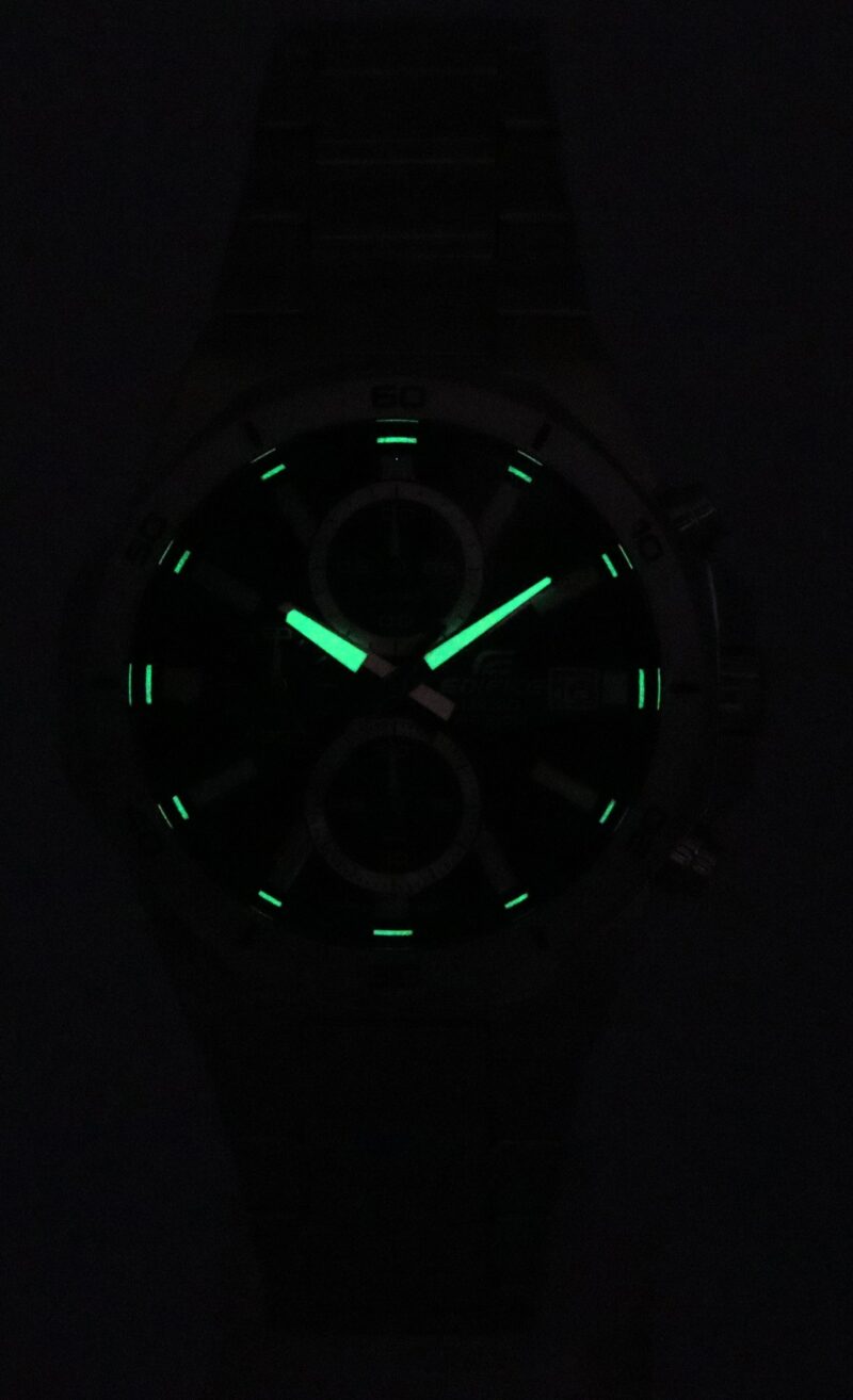 Casio Edifice Classic Standard Chronograph Analog Black Dial Quartz EFV-640D-1A 100M Men's Watch