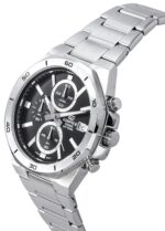 Casio Edifice Classic Standard Chronograph Analog Black Dial Quartz EFV-640D-1A 100M Men's Watch